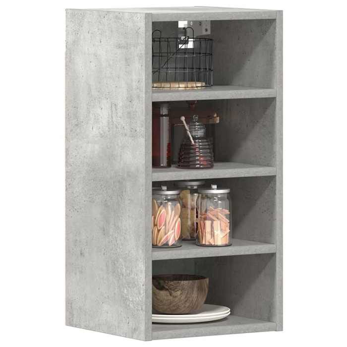 BEST SELLER Armoire Haut cuisine classique - Armoire suspendue gris béton 30x29 5x60cm - bois dingénierie - CD9195932