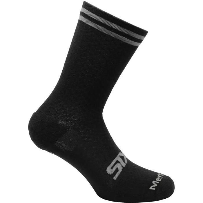 Chaussettes moto Sixs Merinos - black/grey