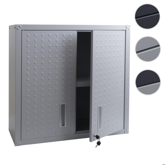 MCW Armoire suspendue MCW-O52 77x77x31cm gris clair