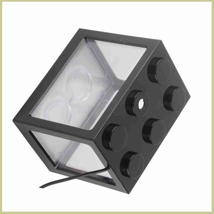 Comparer les prix de Cocosity petit aquarium Cocosity Mini aquarium Décorative décorative décorative de table de thé à la animalerie aquarium Noir