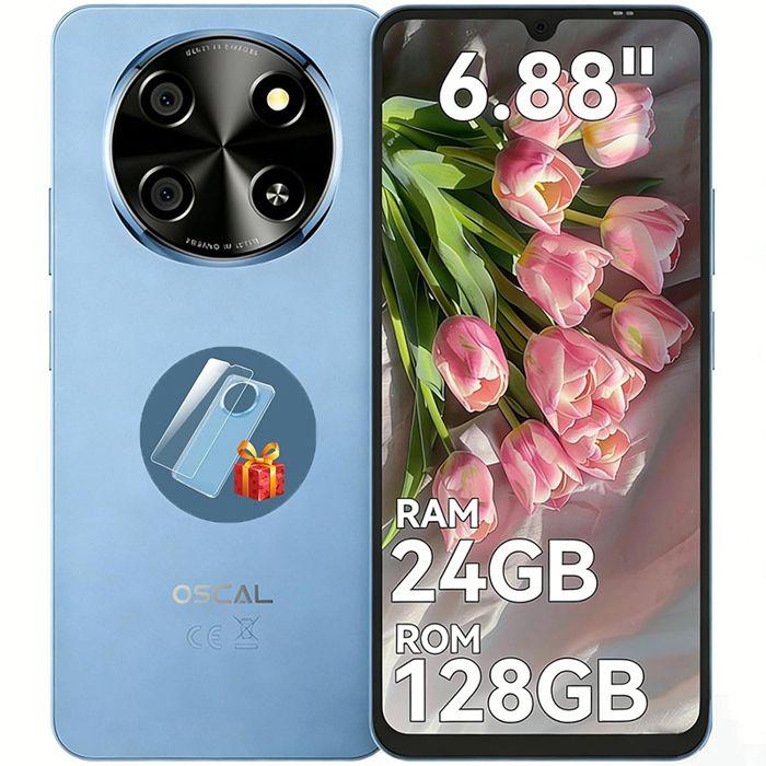5G Oscal TIGER 8 Téléphone Portable Débloqué 6,88