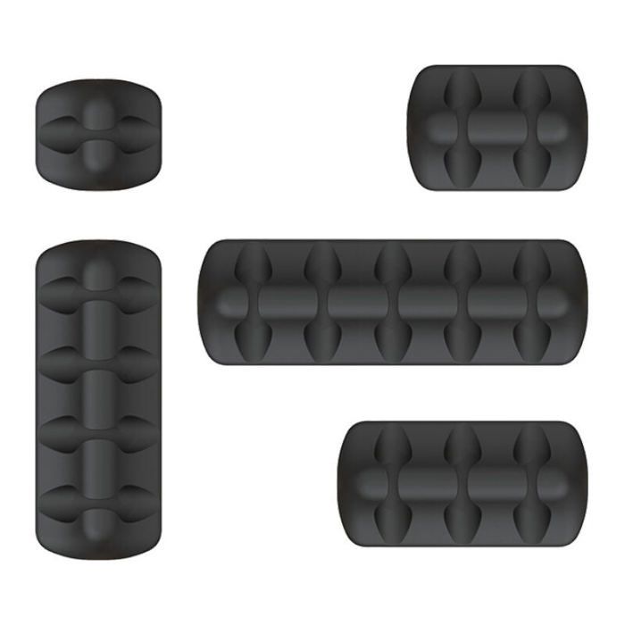 Clips CâBles, 6pcs Organisateur CâBle MagnéTique Avec Auto-AdhéSifs, Couleur Organiseur De