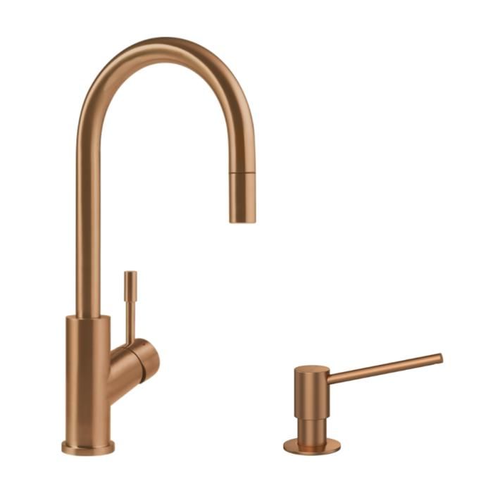 Robinet cuisine VILLEROY ET BOCH Umbrella flex + Distributeur de savon - vue 2