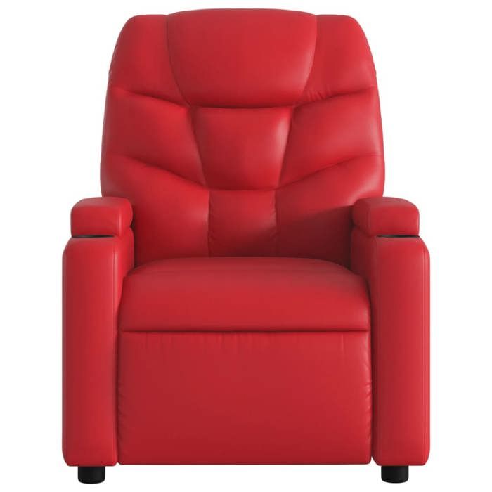 Rouge Siège/Fauteuil - ZENCORE® 74x89x100cm - Fauteuil inclinable - Rouge Similicuir Top565333631