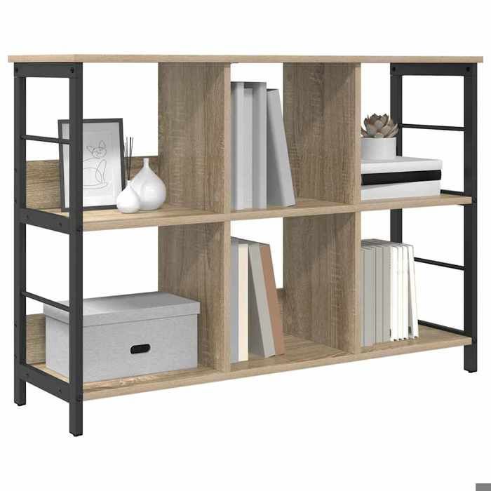 Meuble Étagère - Marron - Étagère de rangement - Chêne Sonoma 102x32x72 5 cm Bois dingénierie B5303