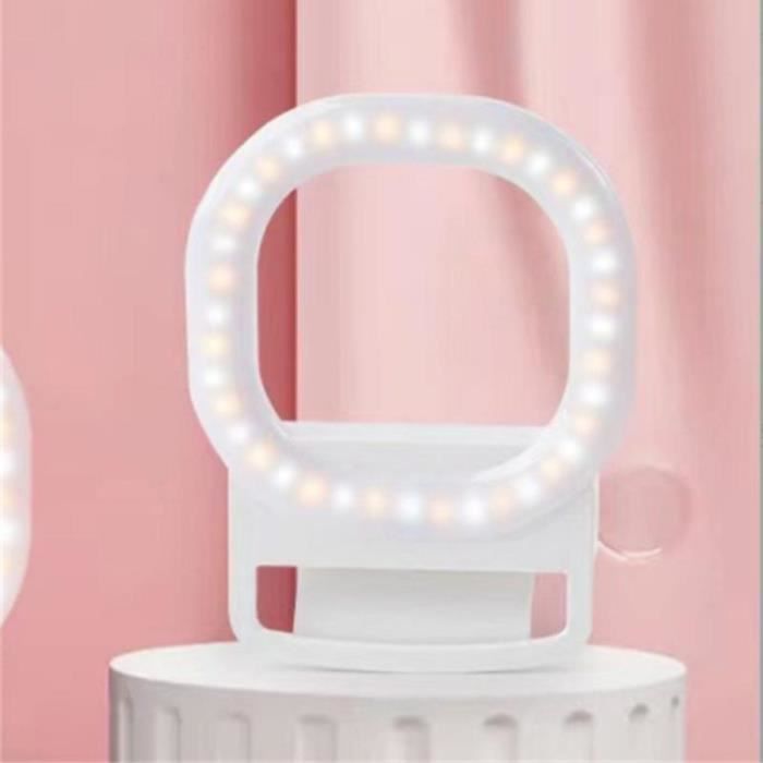 Type 1-Anneau Lumineux LED à Clipser Pour Selfie, Téléphone Portable