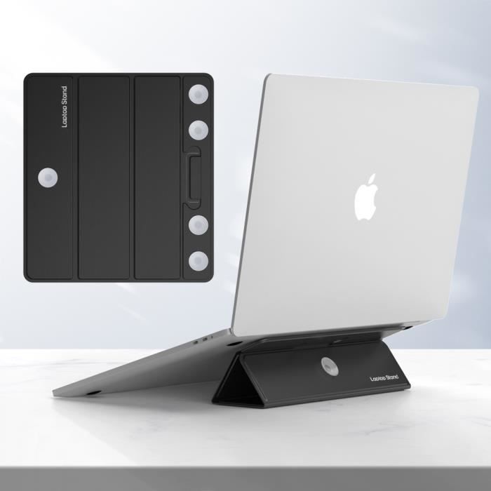 Support Ordinateur Portable avec Ventilateur, Aluminium Hauteur Réglable Support  PC Portable,Compatible avec MacBook, Laptop(10-17) - Cdiscount Informatique