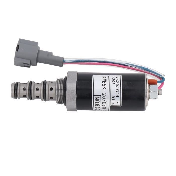 Électrovanne Excavatrice 180584A1 12V Pour CASE MX80C MX90C MX100C - Remplacement Fiable