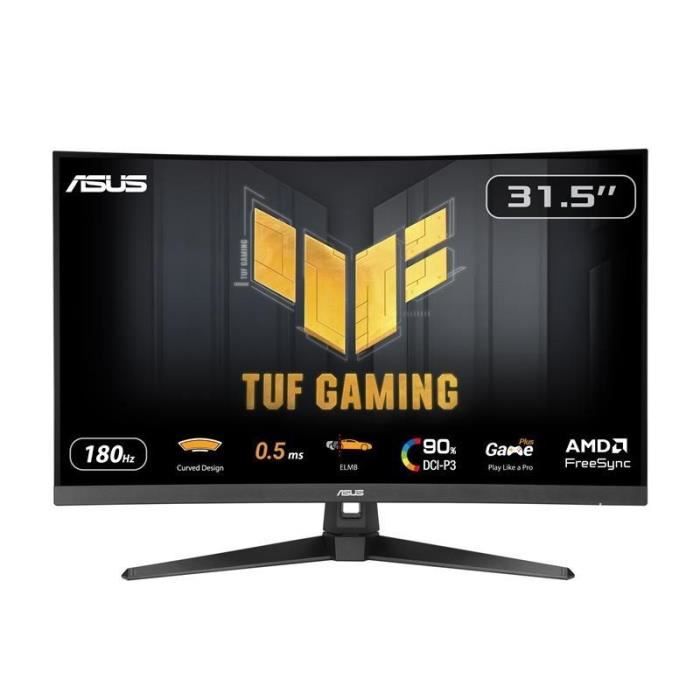 Moniteur de jeu - ASUS - TUF Gaming VG32WQ3B - 315 incurvé - 180 Hz - 05 ms GTG