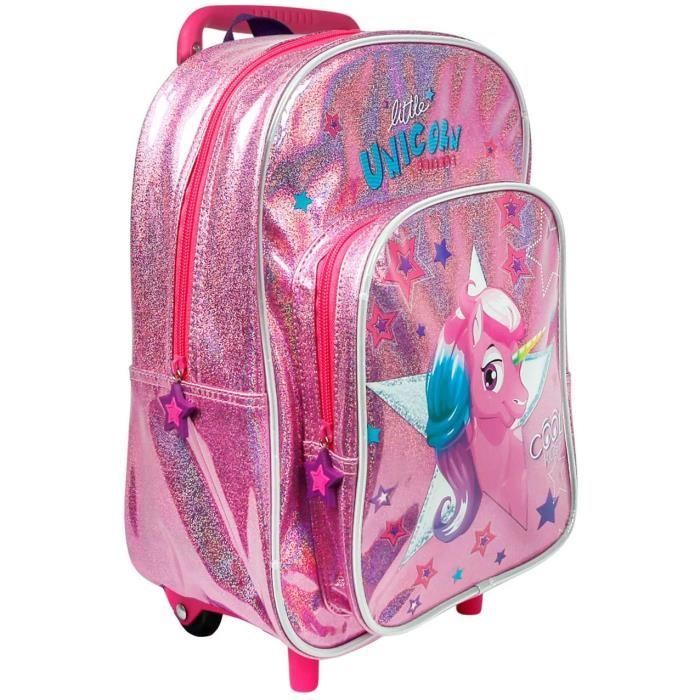 Sac a dos store licorne petite fille