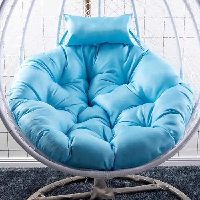 Coussin Siège Balançoire Panier Suspendu YXZN - Double Épais Pour Chaise Œuf Jardin Et Intérieur