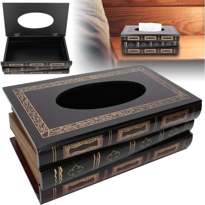 Boîte à Mouchoirs Boîte De Tissu Sculpté, Table Basse Salon, Boîte à