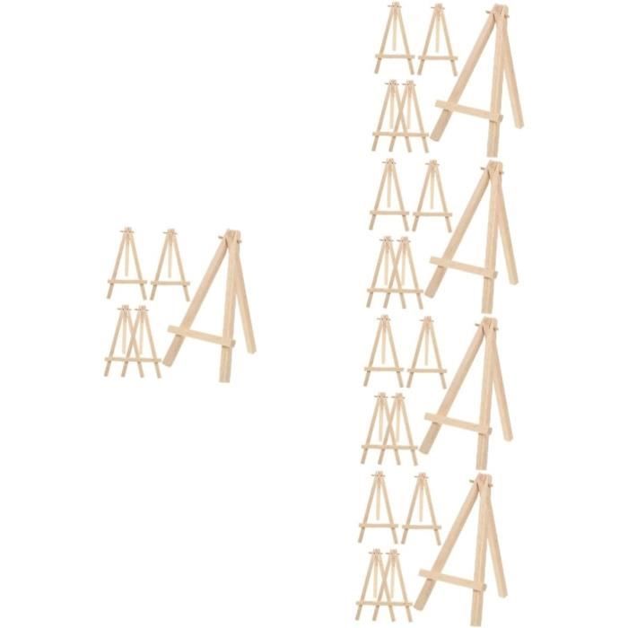 KiBcsLic Plateau de Mahjong (4 Pièces), Accessoire de Jeu, Support pour Tuiles de Mahjong pour Activités D'intérieur, Bois