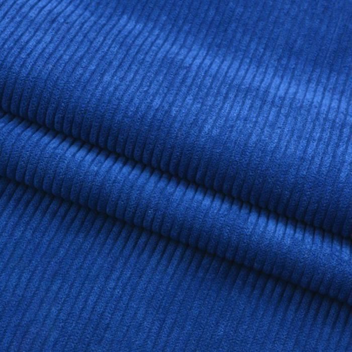 Tissu Velours Côtelé Imprimé Losange - 148 Cm De Large - Polyester/nylon/élasthanne