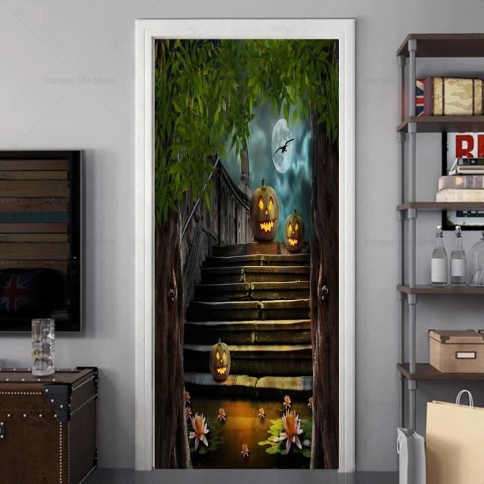 76 Autocollants Halloween - Empreintes Sanglantes, Gouttes, Crânes - Déco Fenêtre, Miroir, Carrelage - PVC Réutilisable - 3