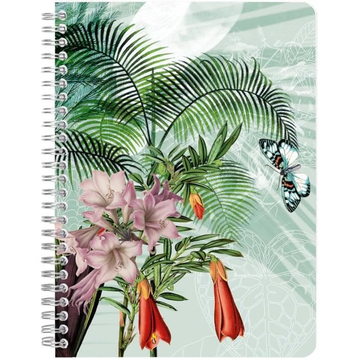 Clairefontaine 115500C - Un Carnet Piqué Motifs Végétal-Nature - A5 14