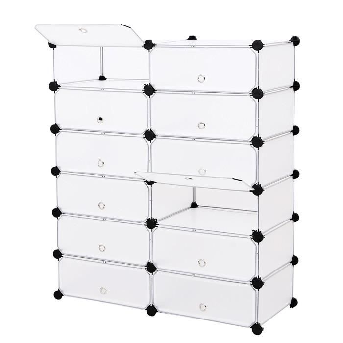 Armoire Etagere A Porte Chaussures 6 Couches Facile A Monter