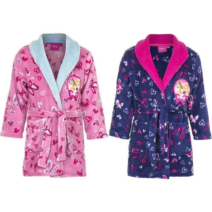 Robe De Chambre Princesse Disney Enfant Fille En Bleu T 6 Ans