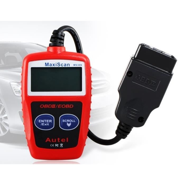 Autel MaxiScan MS309 CAN BUS OBDII Code Reader… Cdiscount Auto