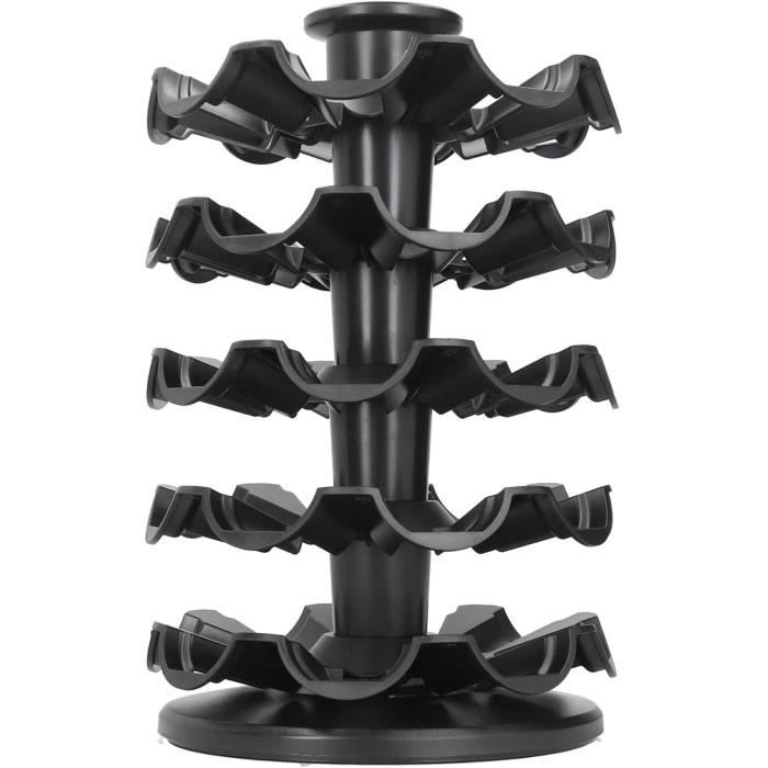 Distributeur Capsules Café 40 Places - Support Métal Noir 37.5x17.5x5.3cm, Rangement Dosette Nespresso