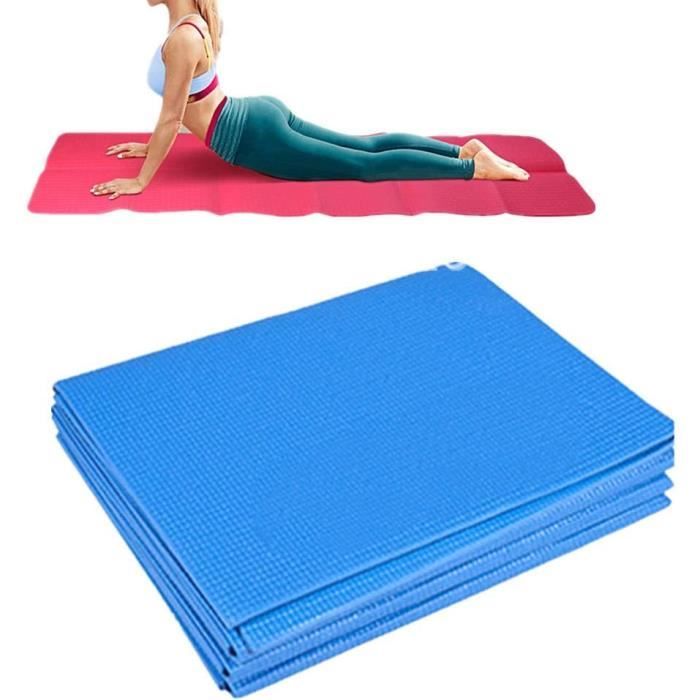 Yoga Mat Tapis Yoga Tapis De Yoga Voyage Léger Pliable Tapis d'exercice  Épais Tapis d'exercice Non Slip Yoga Stretch Tapis[565] - Cdiscount Sport