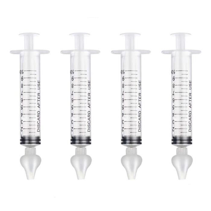 Bebe Irrigateur Nasal Seringues Pour Bebe Nourrisson Nouveau Nes En Bas Age Nettoyant Nasal Sur Haute Qualite Avec Embout 4pcs Cdiscount Pret A Porter