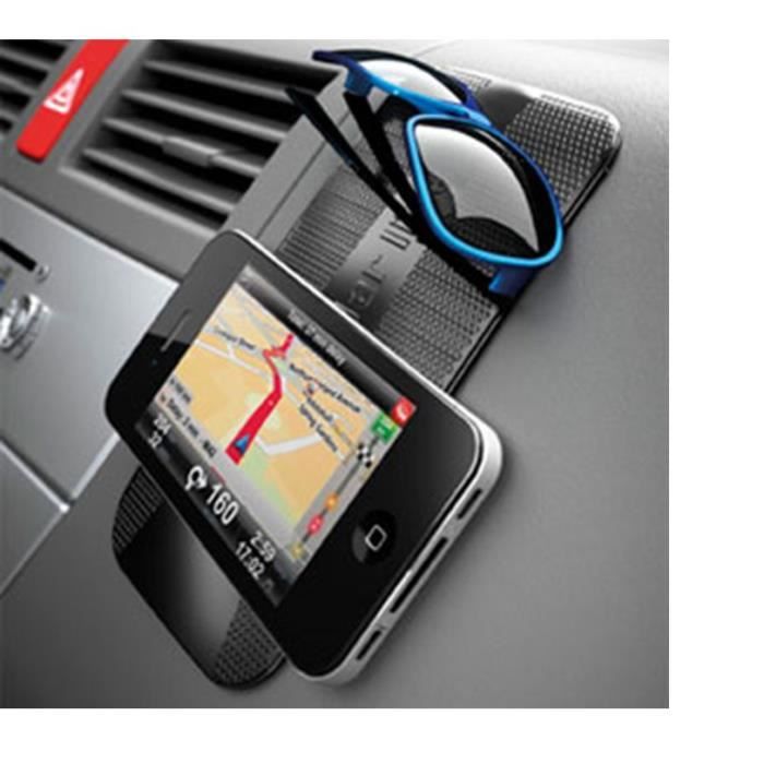 Tapis de Rangement pour Tableau de Bord Tapis Antidérapant en Silicone Tasses Pièces de Monnaie Plateau de Tableau de Bord de Voiture Support de Téléphone pour Clés 