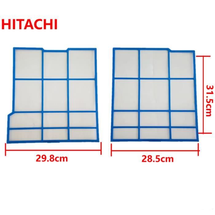 Filtres climatisation sur mesure 315×298 cm - Lot 2 (gauche+droite) pour 1p/1.5p/2P - Bleu