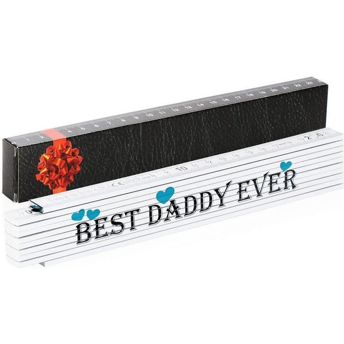 Coffret Cadeau Homme : Marteau 300g + Règle Pliante 2m + Crayon - Idéal Fête Des Pères, Noël, Bricolage