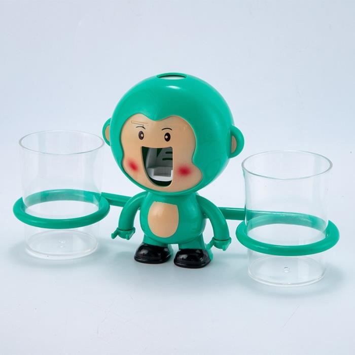 Porte-brosses à Dents Muraux Pour Enfants - 2 Pièces Adhésifs, Motifs Animaux, Sans Perçage - 10