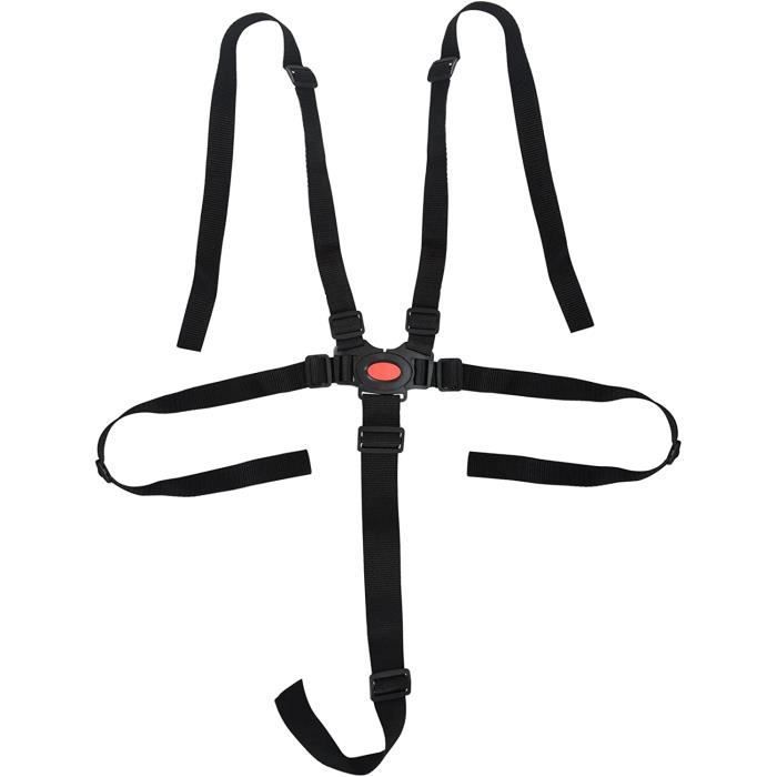 Harnais 5 Points pour Poussette Universelle Sangle de Securite pour Chaise Haute Reglable Confort Ceinture Securite pour Enfant Cdiscount Puericulture Eveil bebe