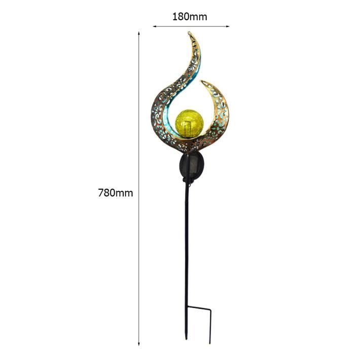 Lampe Solaire Sphérique LED - 15W, 130lm, USB, Étanche Pour Jardin/Camping