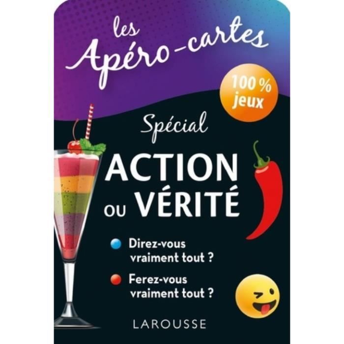 Les Apero Cartes Special Action Ou Verite Cdiscount Librairie Les Apero Cartes Special Action Ou Verite Cdiscount Librairie