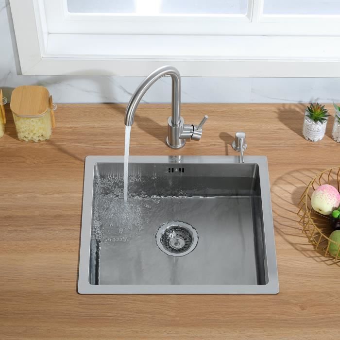 Dimension Evier Cuisine 1 Bac Inox