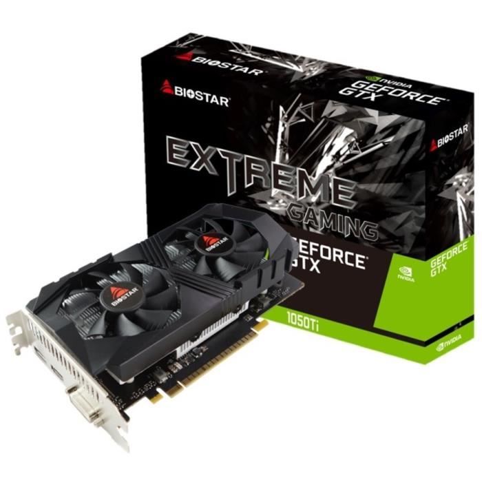 BIOSTAR GTX 1050TI 4GB Cdiscount Informatique