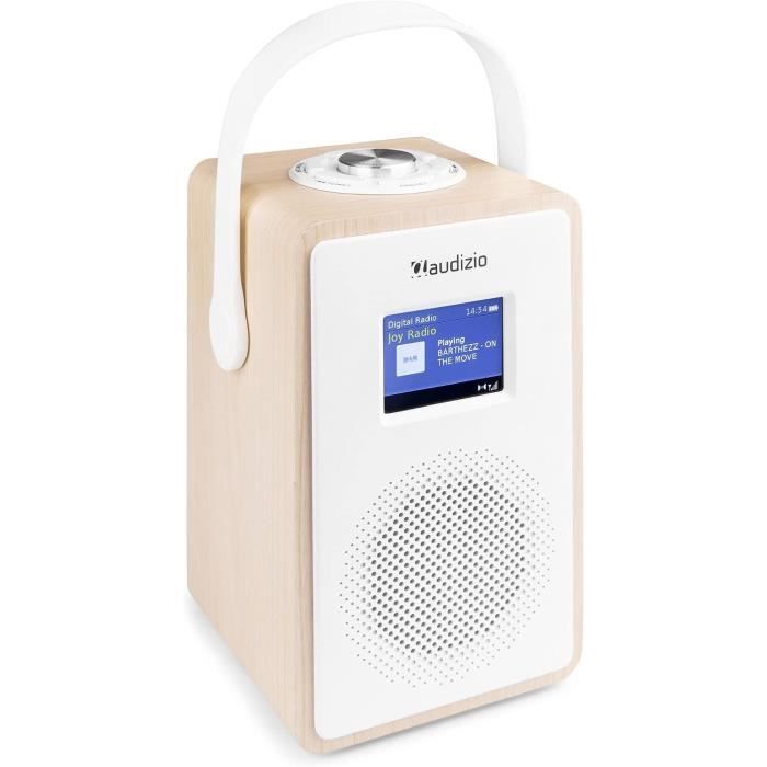 Modena Radio Portable Dab,Bluetooth Et Batterie Blanc,Radio Dab,Radio Portable,Poste Radio