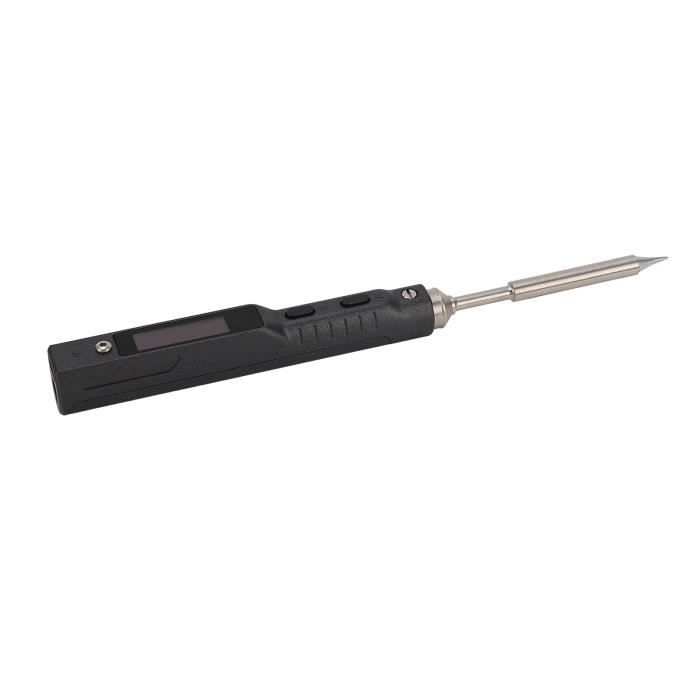 Fer à Souder Mini TS100 65W - Température Réglable 100°C à 400°C - Alimentation DC 12-24V - Pour Soudure électronique Précise - 10