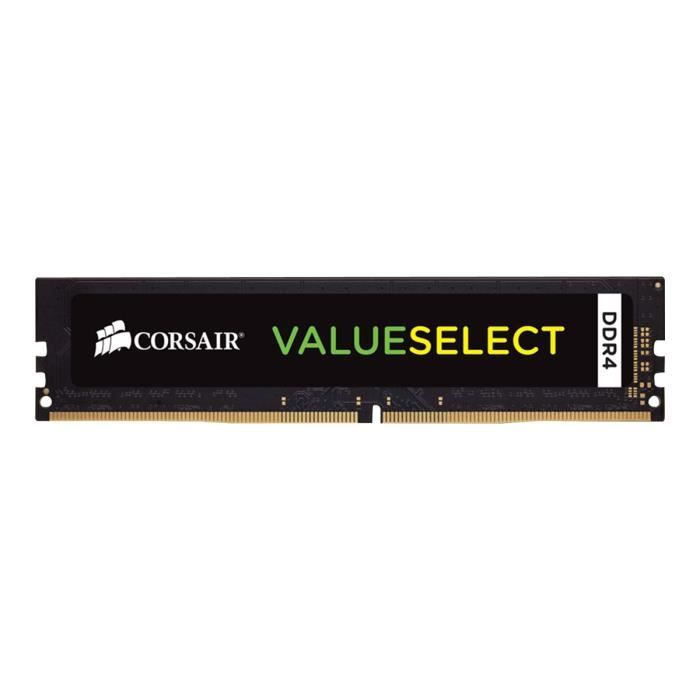 Top achat Memoire PC CORSAIR Mémoire PC DDR4 - 16 Go (1 x 16 Go) - 2400MHz - CAS 16 (CMV16GX4M1A2400C16) pas cher Achat Memoire PC CORSAIR Mémoire PC DDR4 - 16 Go (1 x 16 Go) - 2400MHz - CAS 16 (CMV16GX4M1A2400C16) pas cher