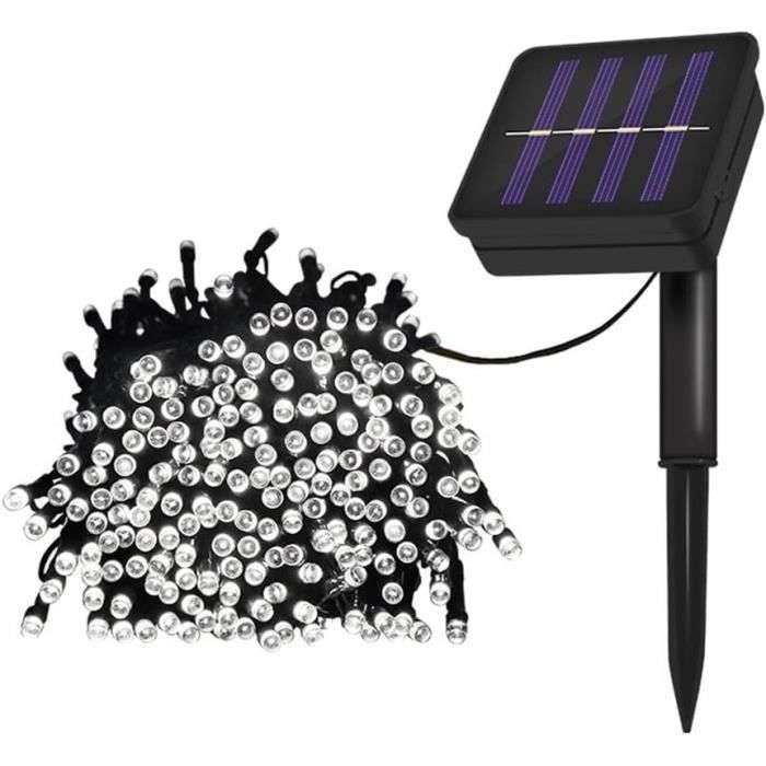 Guirlande Lumineuse LED Fleurs Roses - 5 M, étanche, Sur Piles, Pour Jardin, Terrasse, Mariage, Décoration Extérieure