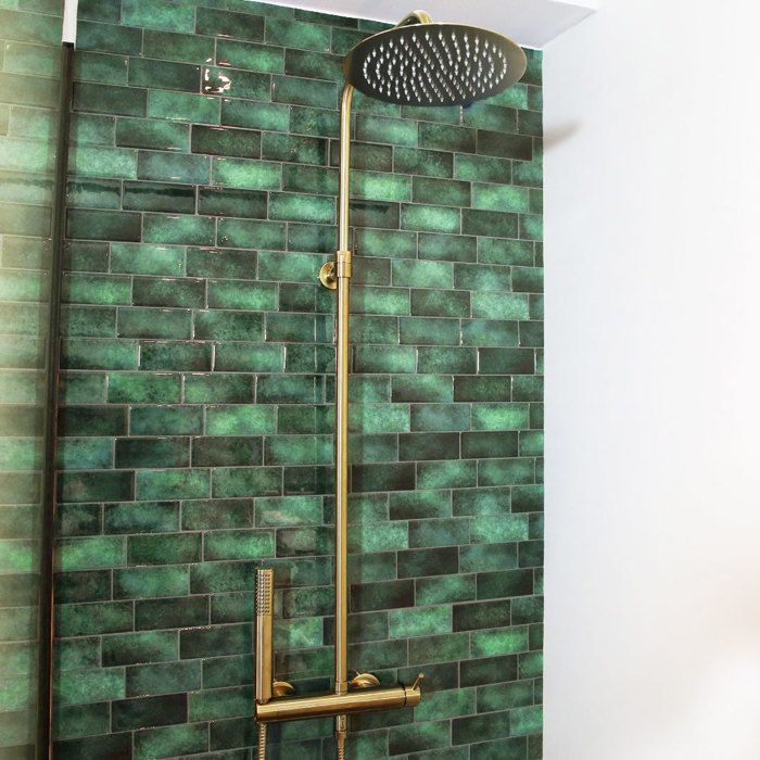 Kiwo Colonne de douche avec Mitigeur Mécanique - Or - Essebagno