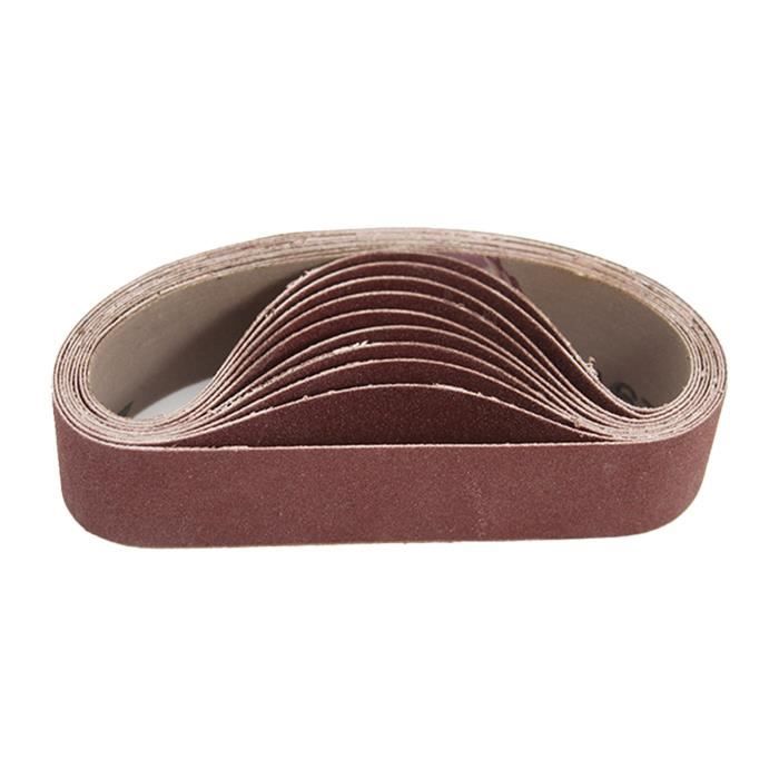 Lot De 24 Bandes Abrasives En Oxyde D'aluminium De 45,7 Cm, 4 Bandes Abrasives De 60, 80, 120, 150, 240, 400, Grains De 60, 80, 120, 150, 240, 400, Pour Aiguiser Les Couteaux, Le Travail Du Bois Et Le
