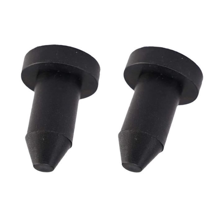 Lot De 4 Bouchons De Trous D'écoulement (scupper) Pour Kayak 40mm - Nylon Noir, Léger, étanche, Facile à Installer