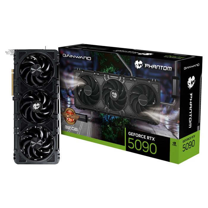 Carte graphique – Gainward – GeForce RTX 5090 Phantom GS – 32GB GDDR7 – PCI Express 4.0 x16 – NVIDIA