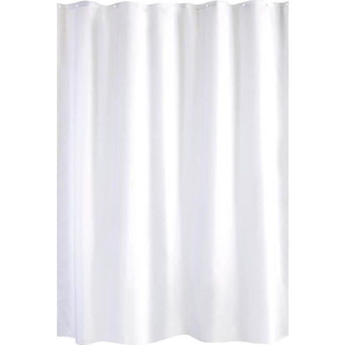 GELCO Rideau de douche Trendy 180 x 200 cm blanc