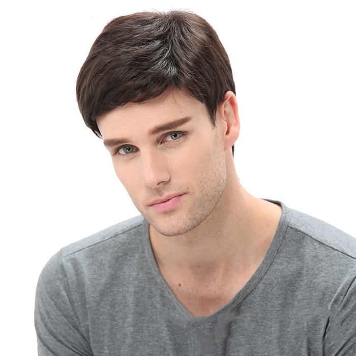 INF Perruque chic pour homme super légère et respirante 6