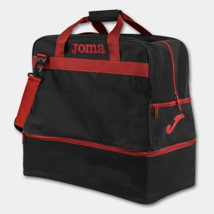 Sac de sport Joma Training III - noir/rouge