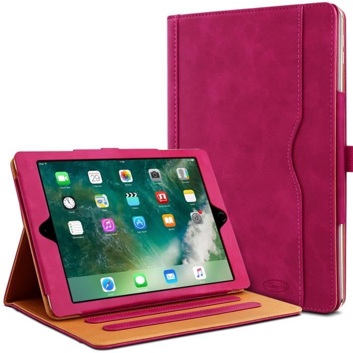 Housse De Protection Rose Pour IPad Mini - Cuir Synthétique, Style Pratique Et Léger