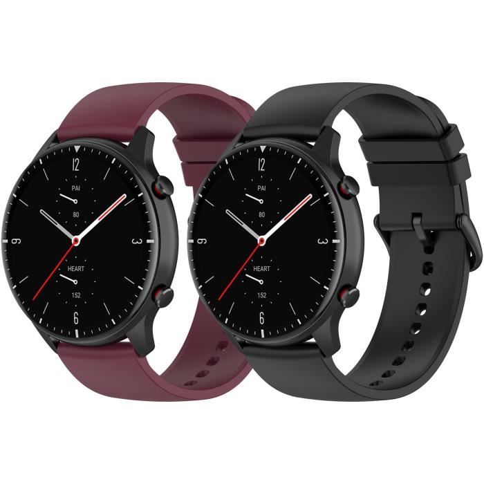 2pcs Bracelet pour Amazfit GTR 2e GTR 2 GTR 47mm Bracelet de