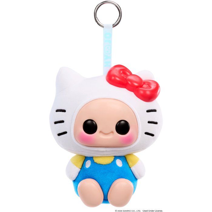 Hyojo - Kuromi - Série Hello Kitty and Friends - Peluches squishy à collectionner - Porte clé