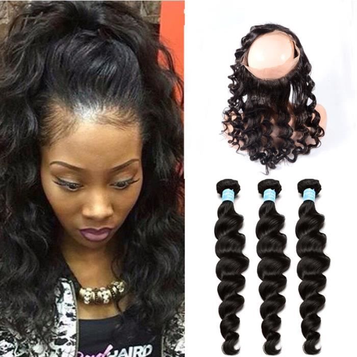Tissage naturel avec lace frontal clearance